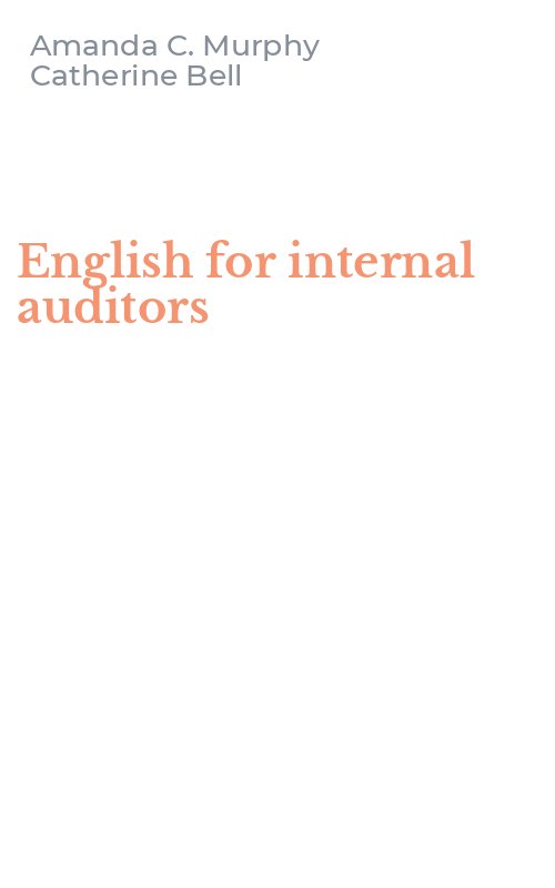 English for internal auditors