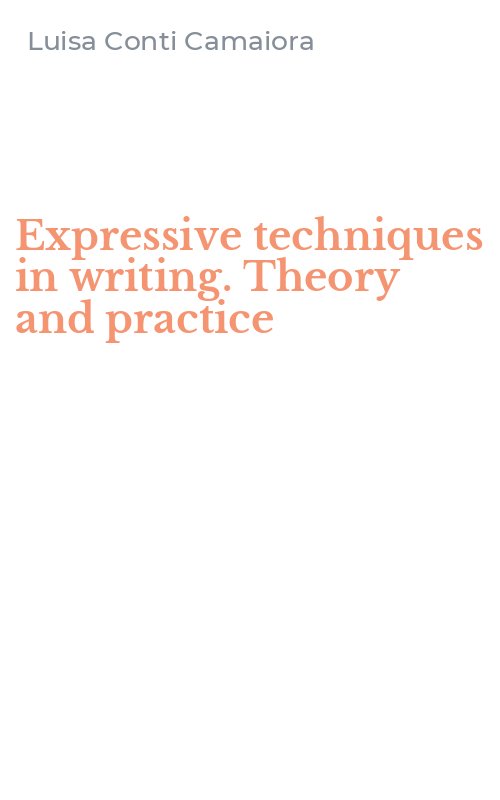 Expressive techniques in writing. Theory and practice