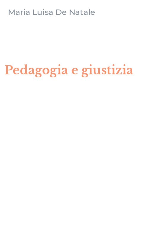 Pedagogia e giustizia