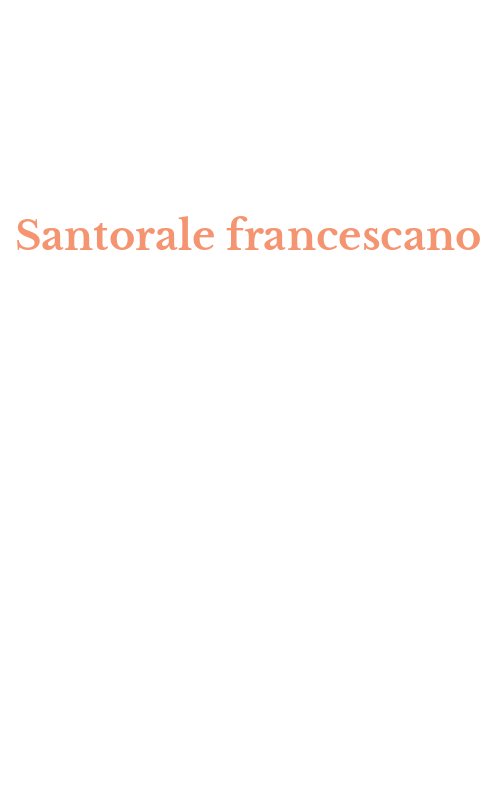 Santorale francescano