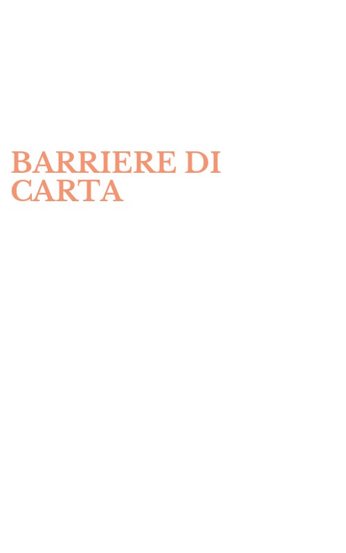 BARRIERE DI CARTA