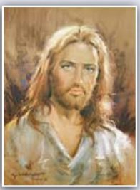 VOLTO DI CRISTO 50X70  STAMPA SU CARTONCINO