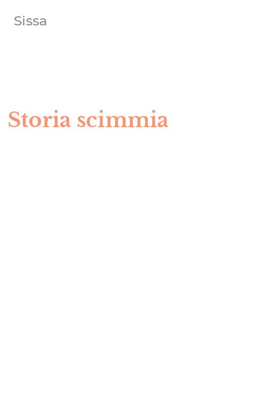 Storia scimmia