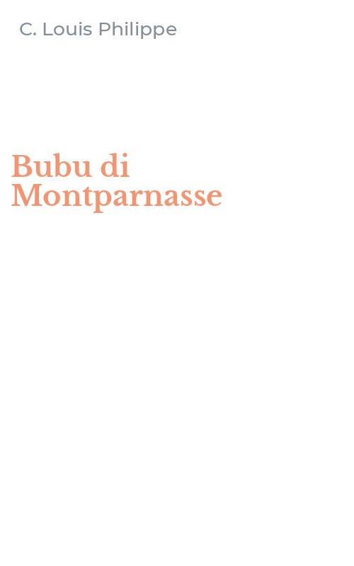 Bubu di Montparnasse