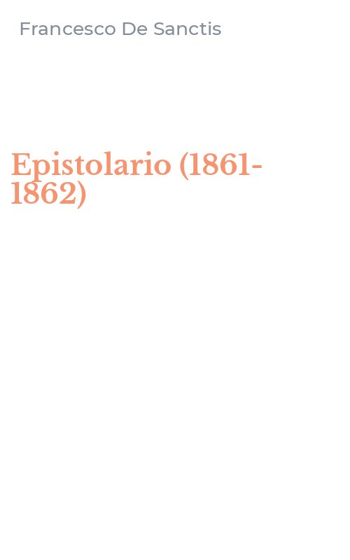 Epistolario (1861-1862)