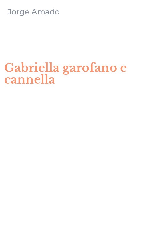 Gabriella garofano e cannella