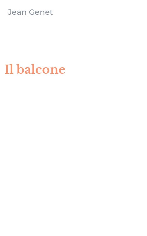 Il balcone