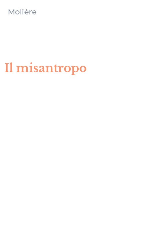 Il misantropo