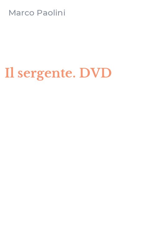 Il sergente. DVD
