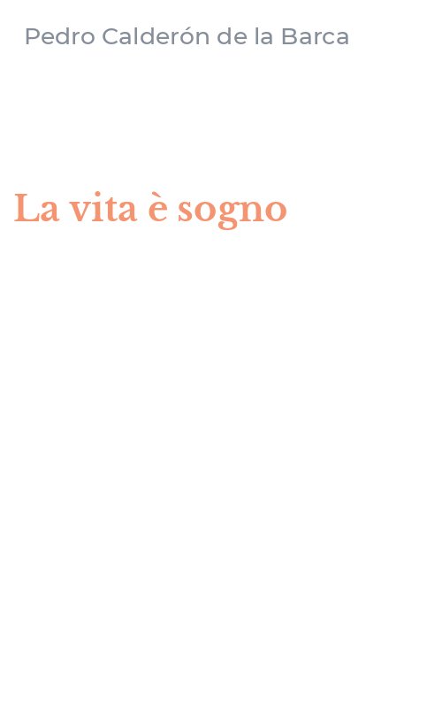 La vita è sogno