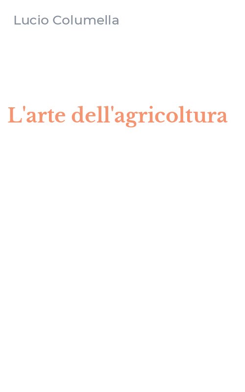 L'arte dell'agricoltura