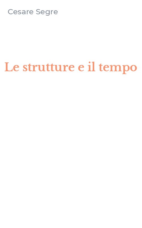 Le strutture e il tempo