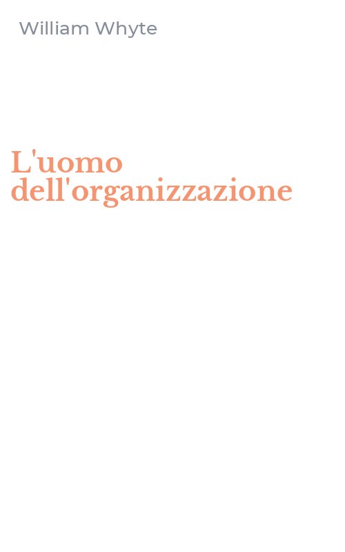 L'uomo dell'organizzazione