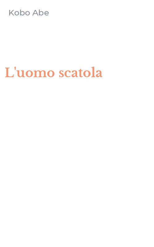 L'uomo scatola