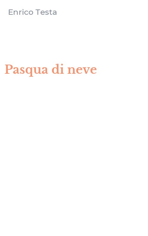 Pasqua di neve