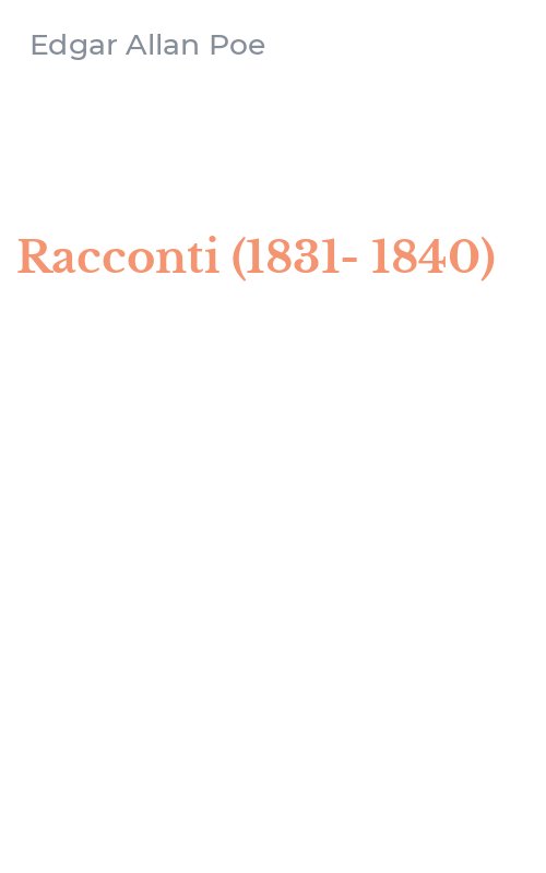 Racconti (1831-1840)