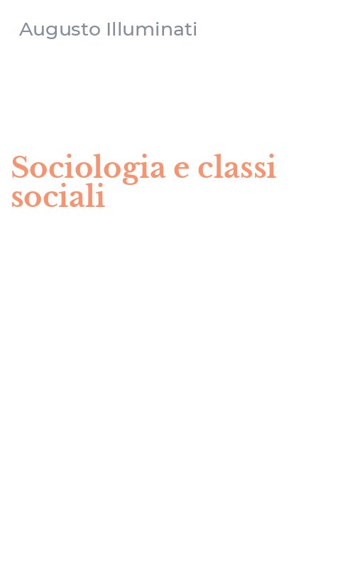 Sociologia e classi sociali
