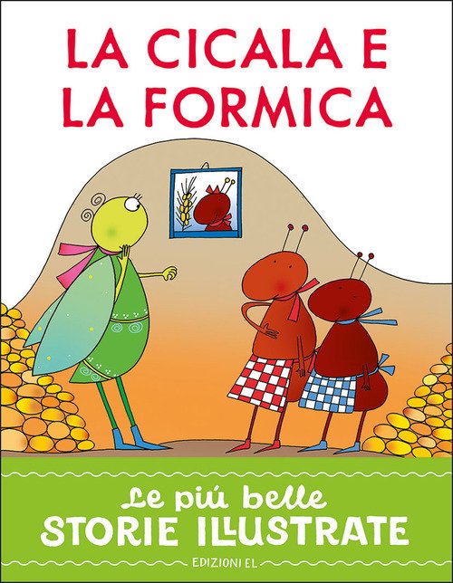 La cicala e la formica. Stampatello maiuscolo