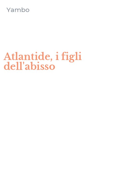 Atlantide, i figli dell'abisso