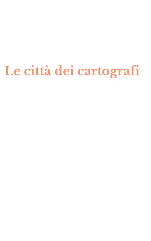 Le città dei cartografi