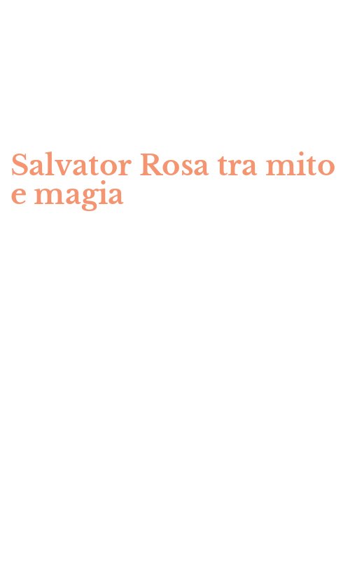 Salvator Rosa tra mito e magia
