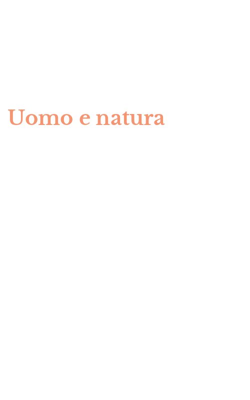Uomo e natura