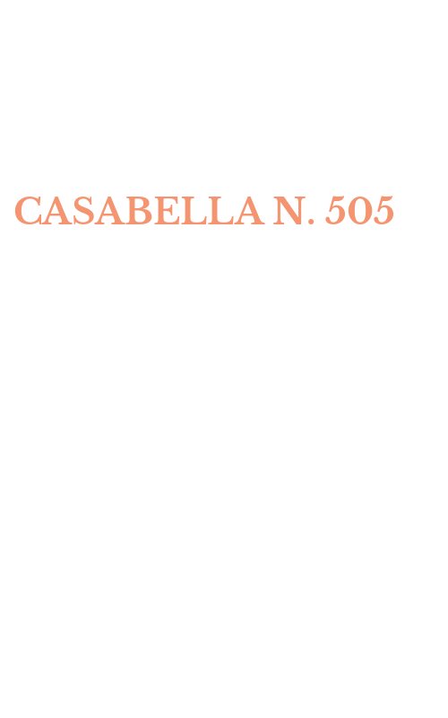 CASABELLA N. 505