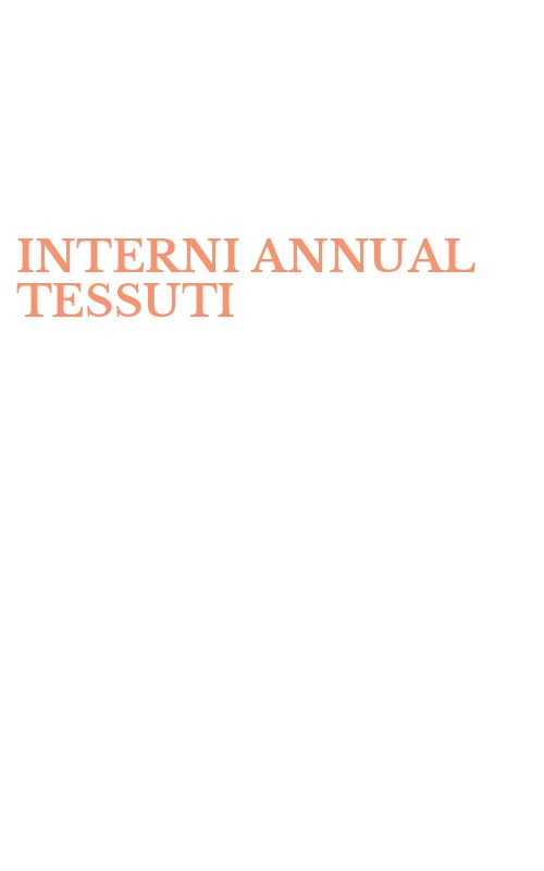 INTERNI ANNUAL TESSUTI