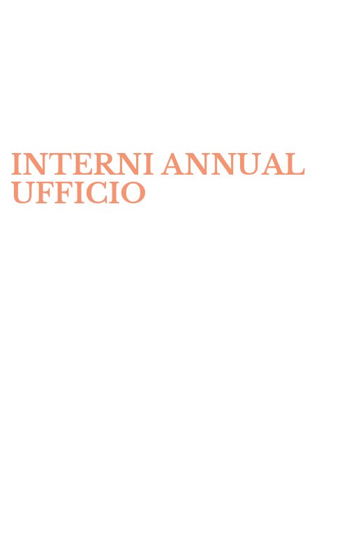 INTERNI ANNUAL UFFICIO