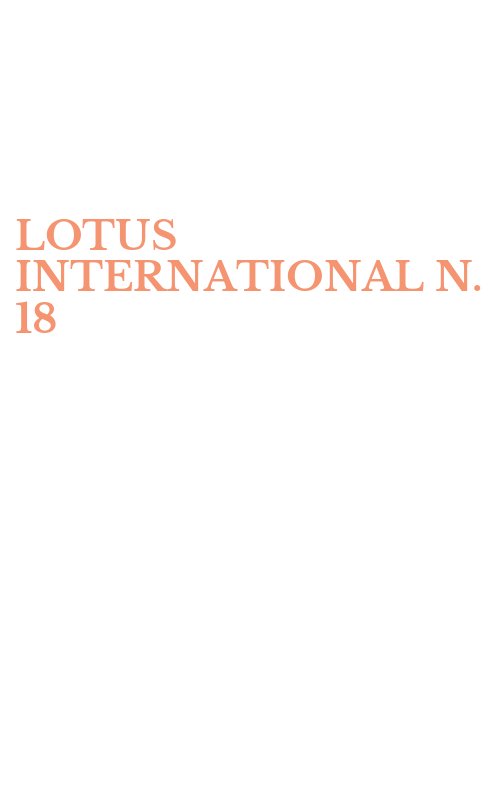 LOTUS INTERNATIONAL N. 18
