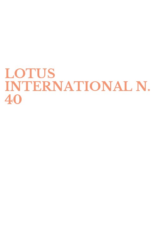 LOTUS INTERNATIONAL N. 40