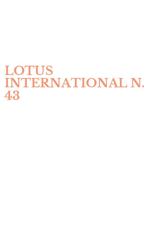 LOTUS INTERNATIONAL N. 43
