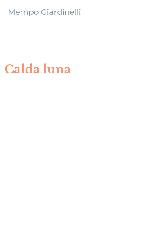 Calda luna
