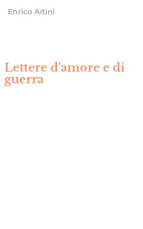 Lettere d'amore e di guerra