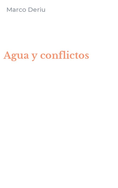 Agua y conflictos