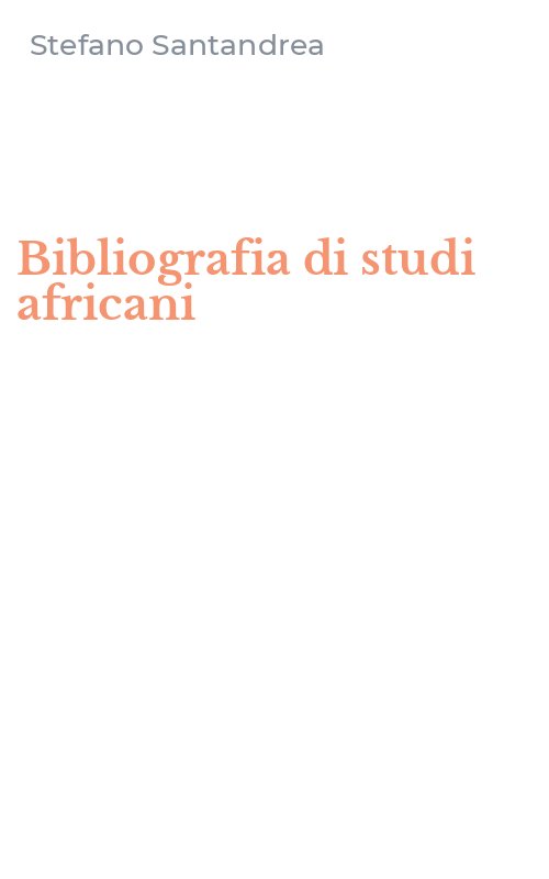 Bibliografia di studi africani