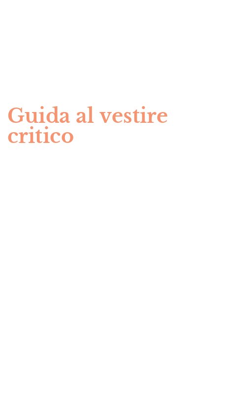 Guida al vestire critico