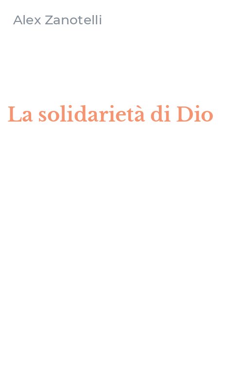 La solidarietà di Dio
