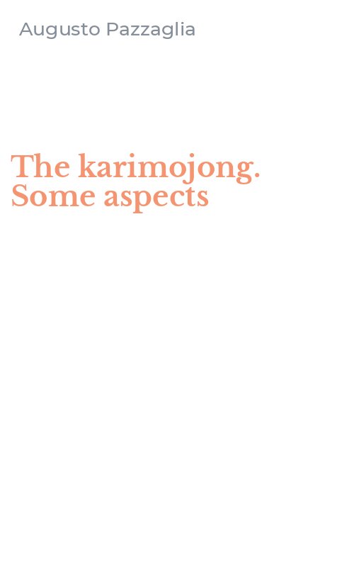 The karimojong. Some aspects