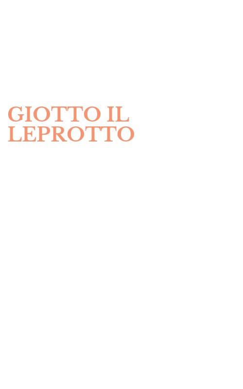 GIOTTO IL LEPROTTO