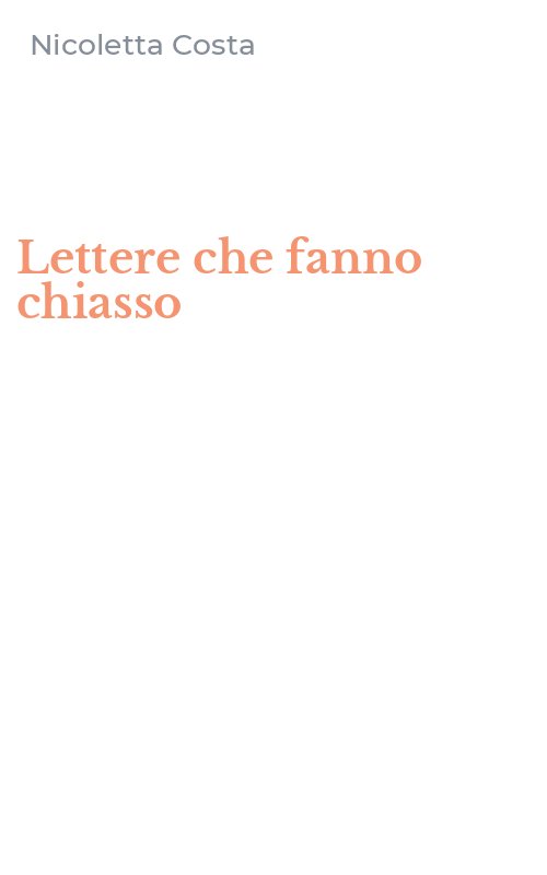 Lettere che fanno chiasso