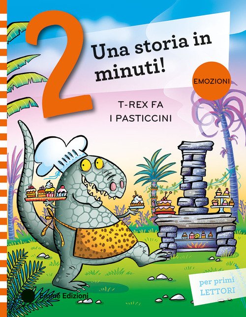 T-Rex fa i pasticcini. Stampatello maiuscolo