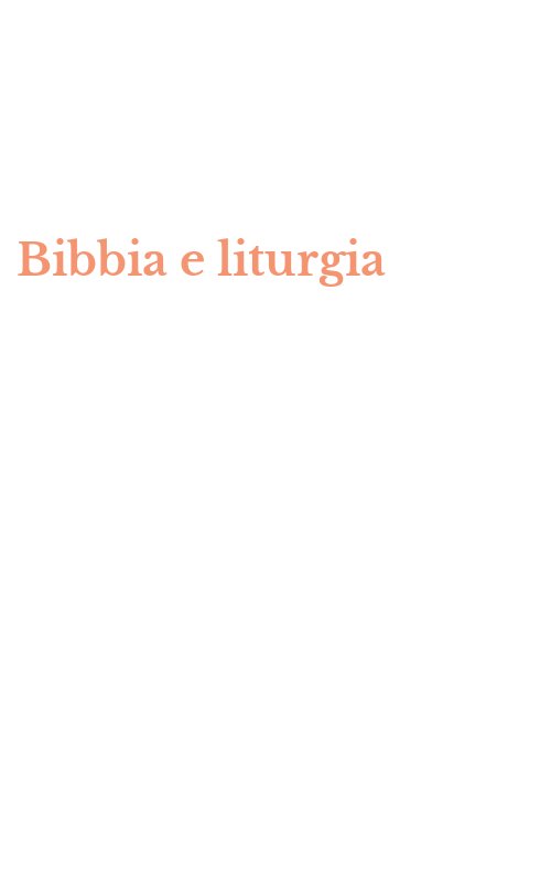 Bibbia e liturgia