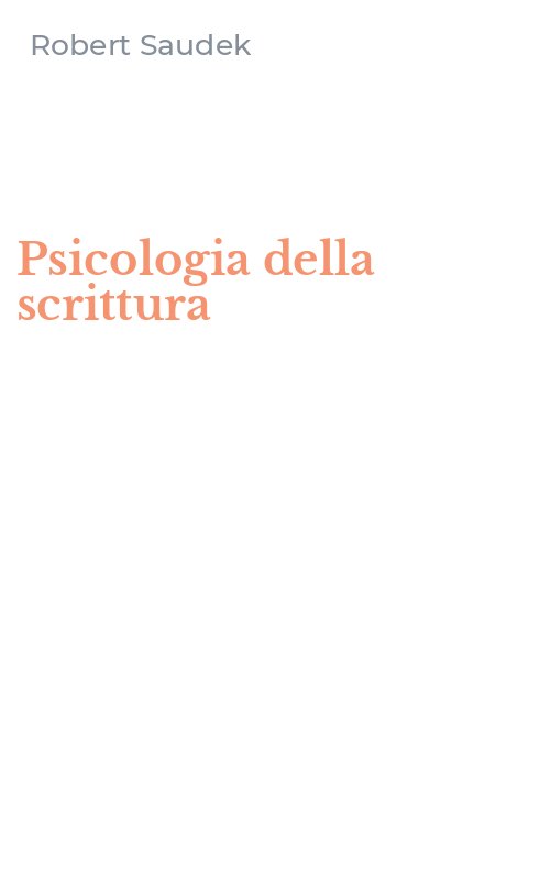 Psicologia della scrittura