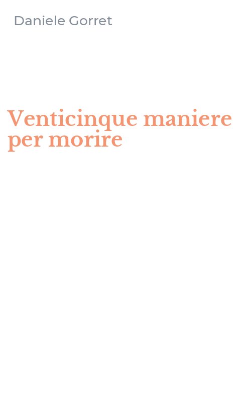 Venticinque maniere per morire