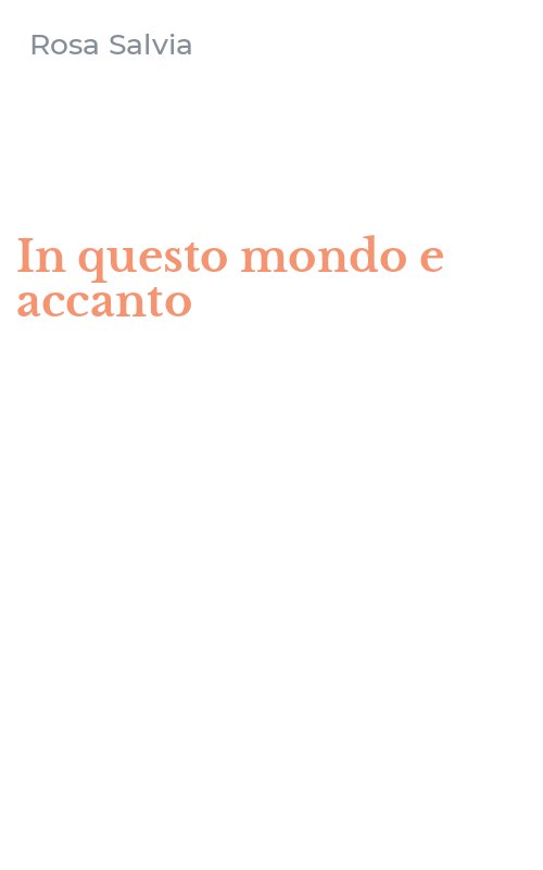 In questo mondo e accanto