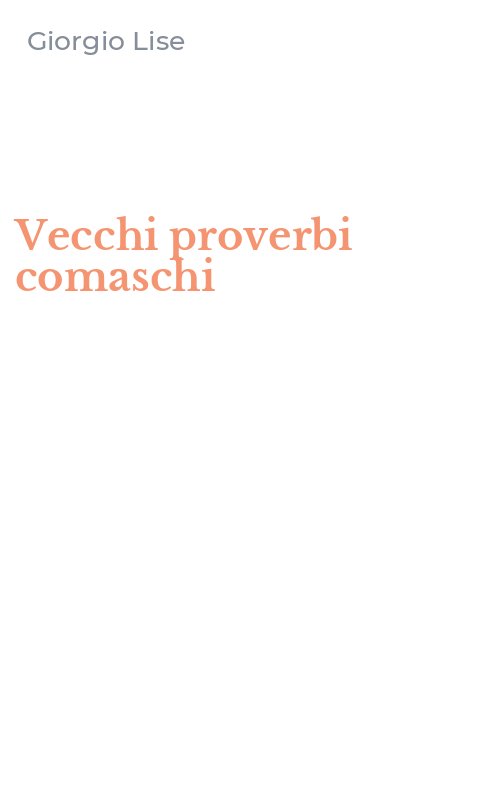 Vecchi proverbi comaschi