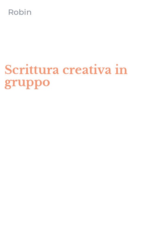 Scrittura creativa in gruppo