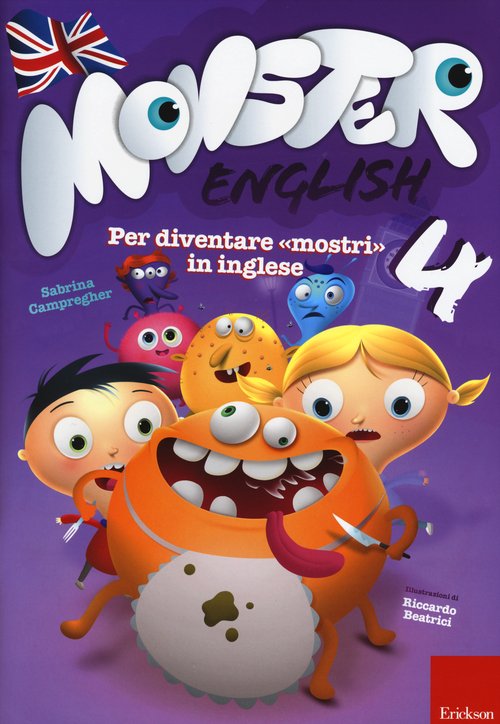 Monster english. Per diventare «mostri» in inglese. Con adesivi