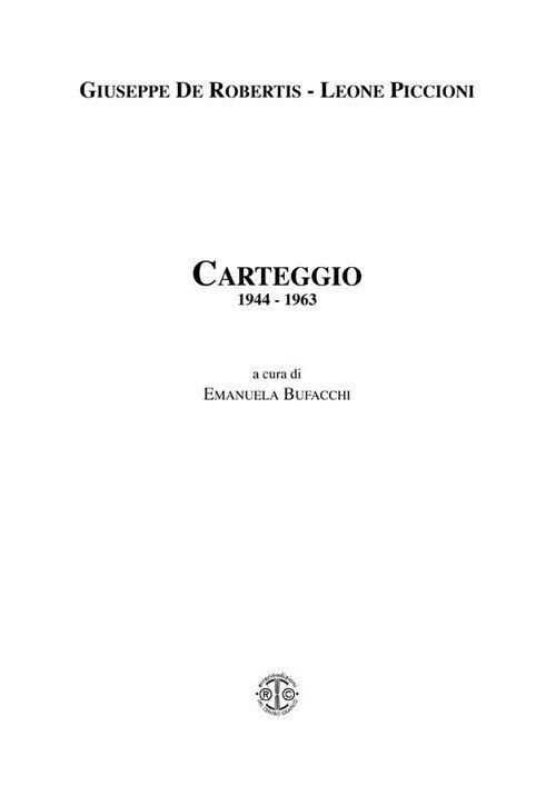 Carteggio 1944-1963